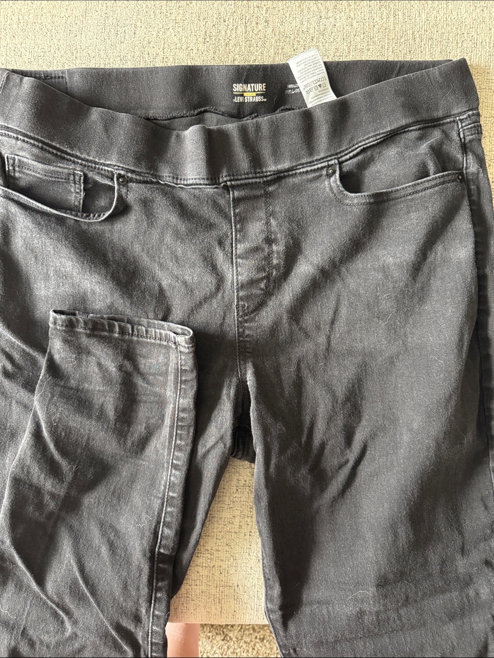 Signature by Levi Strauss Black Pull-On Jeggings